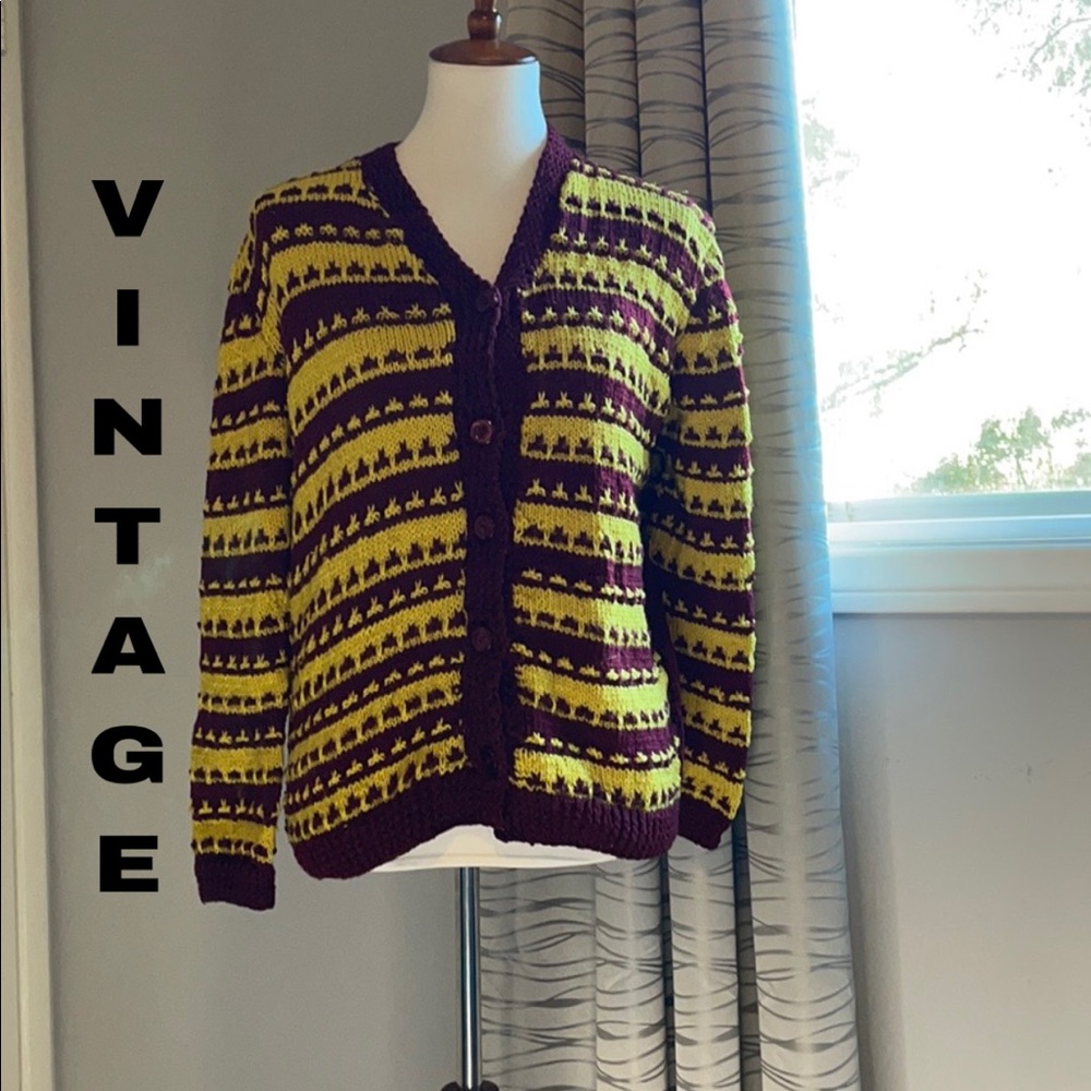 Vintage chunky cardigan